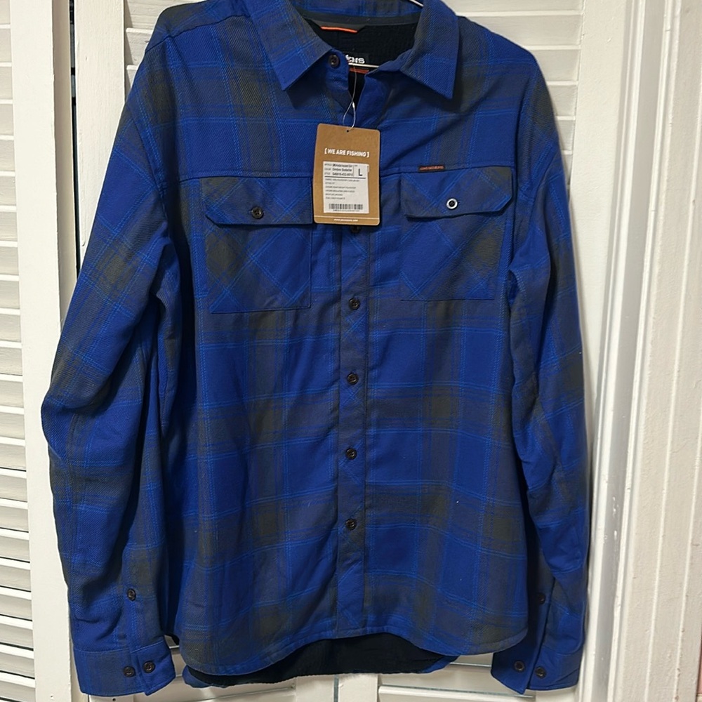 Grundens Kodiak insulated men’s shirt size L NWT
